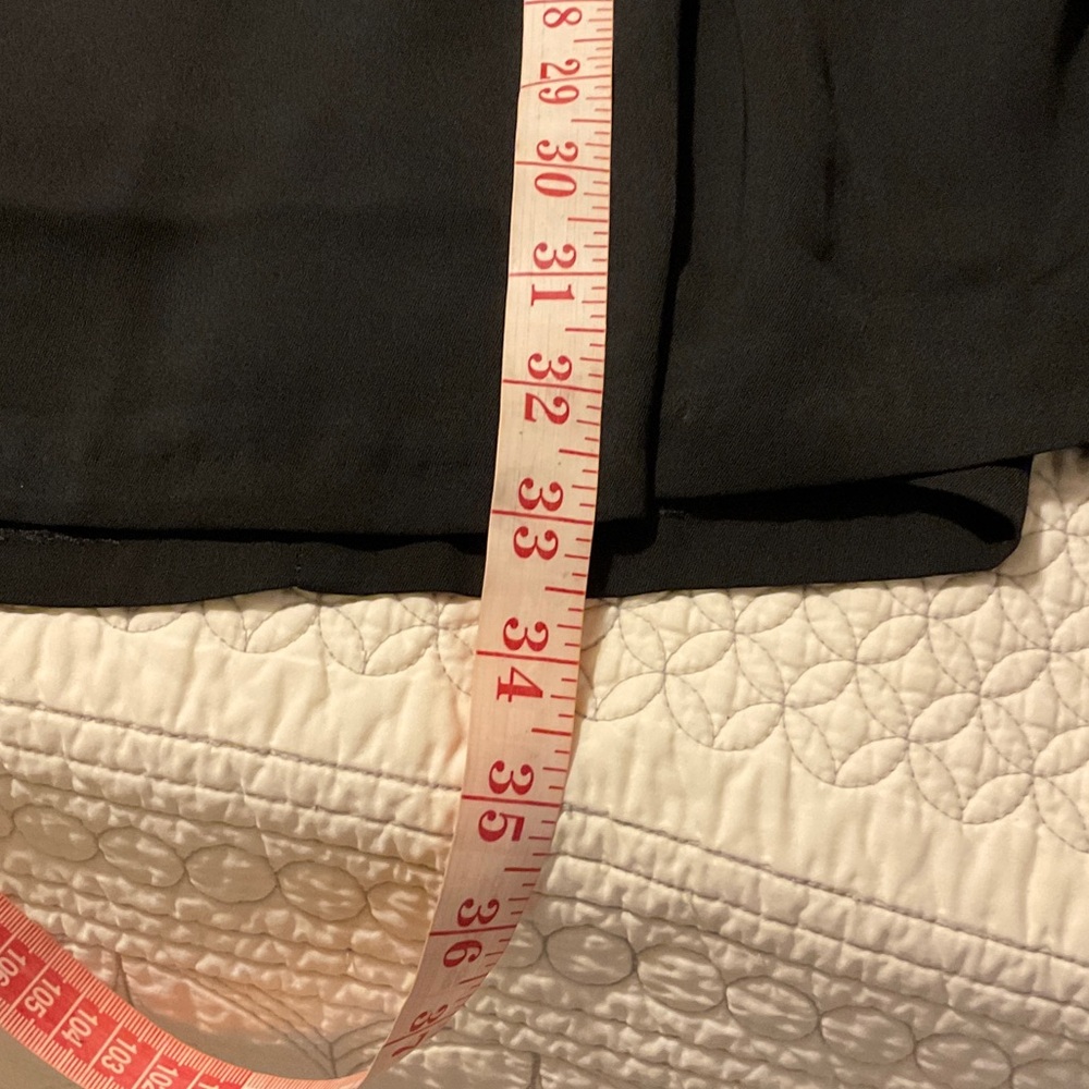 Tahari Black A-Line Skirt with Belt - Picture 5 of 5